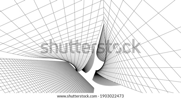 Architectural Abstract Shapes Abstract Architecture Arch Stock Vector ...