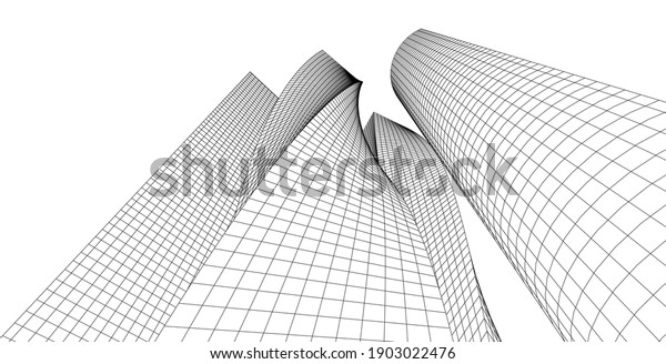 Architectural Abstract Shapes Abstract Architecture Arch Stock Vector ...