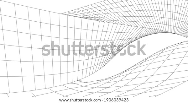Architectural Abstract Shapes Abstract Architecture Arch Stock Vector ...