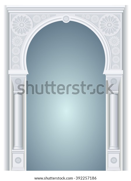 Arco Arquitectónico De Estilo árabe O Vector De Stock Libre De Regalías 392257186 Shutterstock 6695