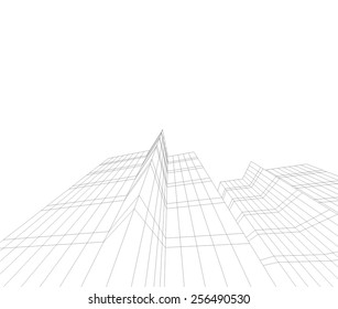 Architectural background. Modern building.