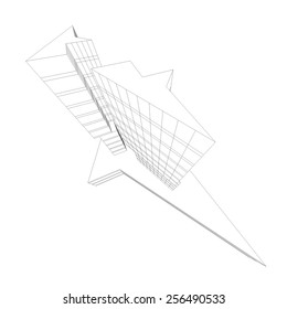 Architectural background. Modern building.