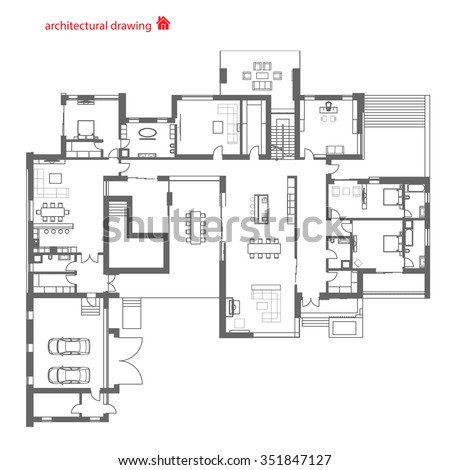 Similar – Image, Stock Photo floor plan Part Paper Old