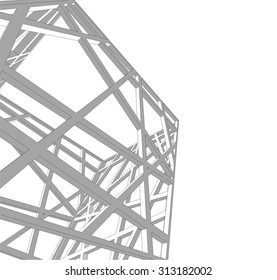 Architectural background. Structure construction