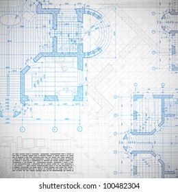 Architectural background. Vector.