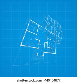 Architectural background. Vector.
