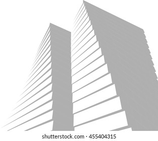 architectural background  vector 3d 