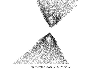 Architectural background vector 3d illustration