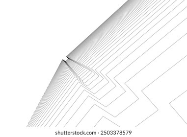 Architectural background vector 3d illustration