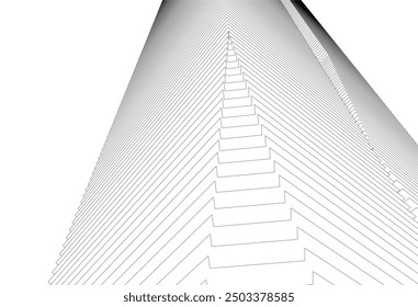 Architectural background vector 3d illustration