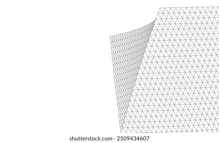 Architectural background vector 3d illustration on white background