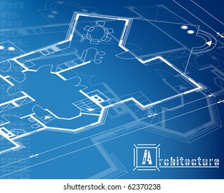 architectural background. vector. EPS10