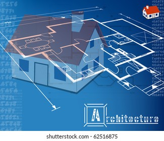 architectural background. vector. EPS10