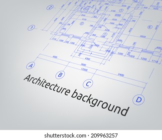 Architectural background. Vector illustration.