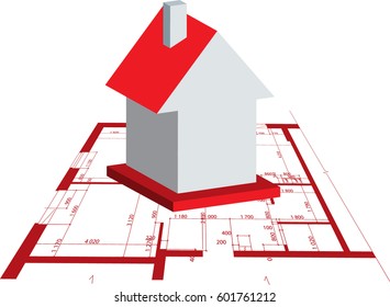 Architectural background.  vector illustration