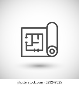 Architectural Blueprint Icon