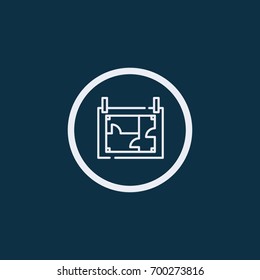 Architectural blueprint icon