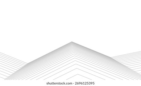 Construção arquitetônica vetor abstrato 3d ilustração