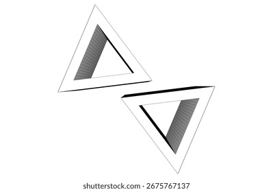 Architectural building. Design 3d background