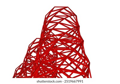 Architectural building. Design background vector illustration
