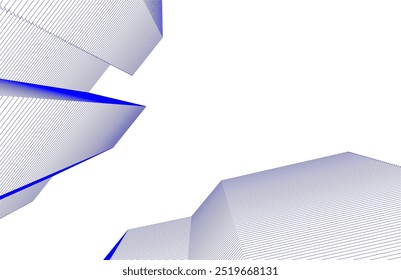 Architectural building. Design background vector illustration