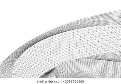 Architectural building. Design background vector illustration