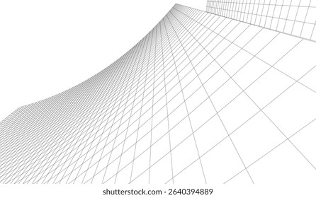 Architectural building. Design background vector illustration