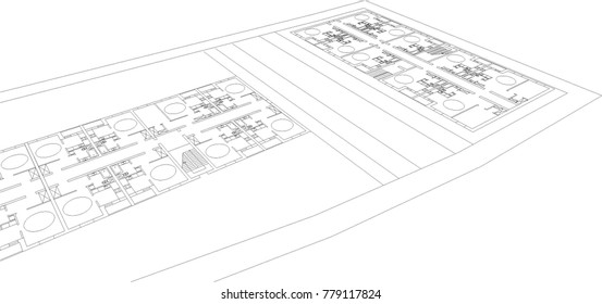 architectural building drawings 