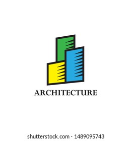 Architectural Building Minimalist Logo Template