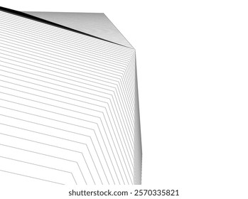 Architectural building vector 3d illustration