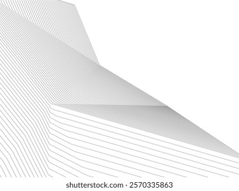 Architectural building vector 3d illustration