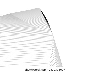 Architectural building vector 3d illustration