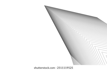 Architectural building vector 3d rendering on white background