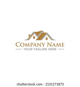 Logo de Real Estate, logotipo de Builder, logotipo de construcción Modelo de diseño de color ilustración vectorial