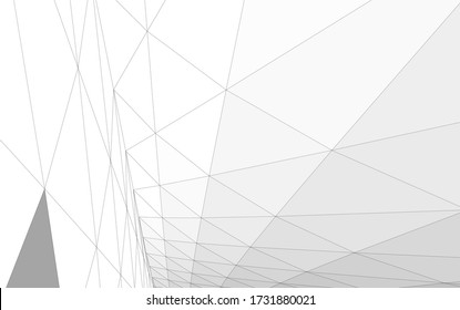 Diseño arquitectónico. Fondo geométrico 3d