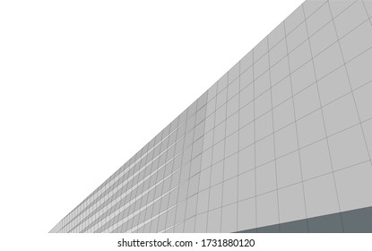 Diseño arquitectónico. Fondo geométrico 3d