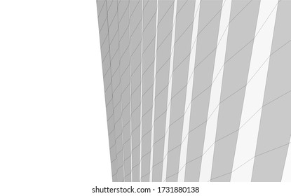 Diseño arquitectónico. Fondo geométrico 3d