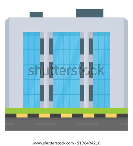 
Architectural design of big company
