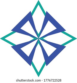 Material vectorial del logotipo de diseño arquitectónico