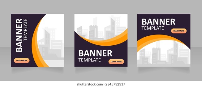 Plantilla de diseño de banner web del proceso de diseño arquitectónico. Volante vectorial con espacio de texto. Cartel publicitario con espacio de copia personalizado. Afiche para anuncios que se puede imprimir. Fuentes ariales, calibri normales utilizadas