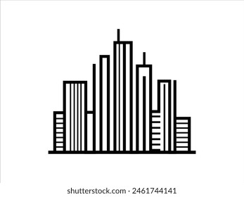 Architectural design ,simple architectural shape logo