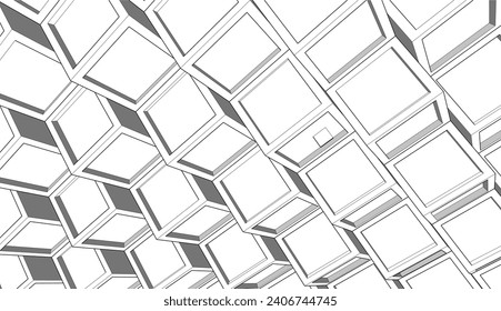Architectural design vector 3d illustration