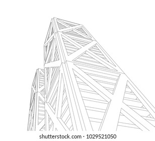 architectural drawing 3d