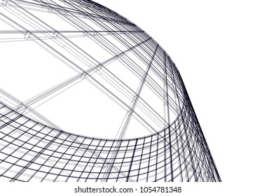 architectural drawing 3d