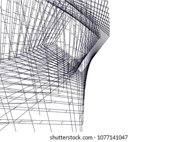 architectural drawing 3d
