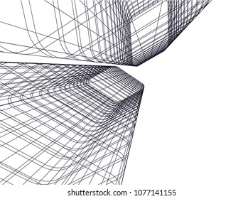 architectural drawing 3d
