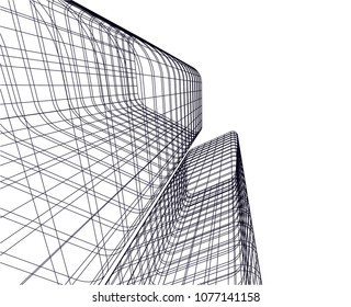 architectural drawing 3d
