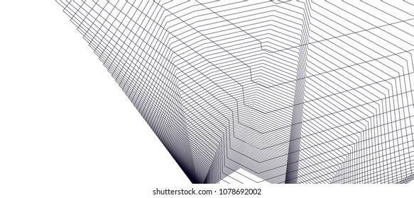 architectural drawing 3d