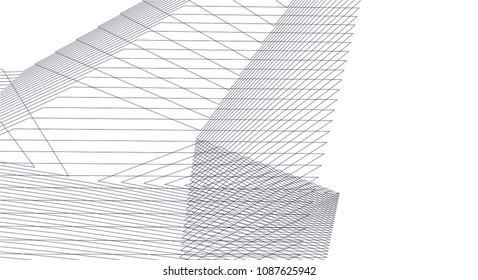architectural drawing 3d