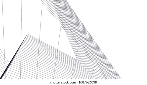architectural drawing 3d